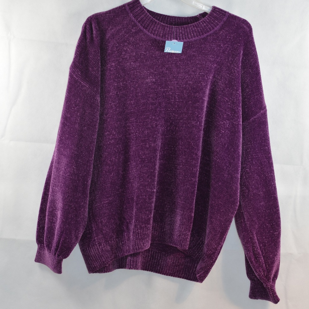 Purple Penmans Soft Sweater SZ L NWT #B62